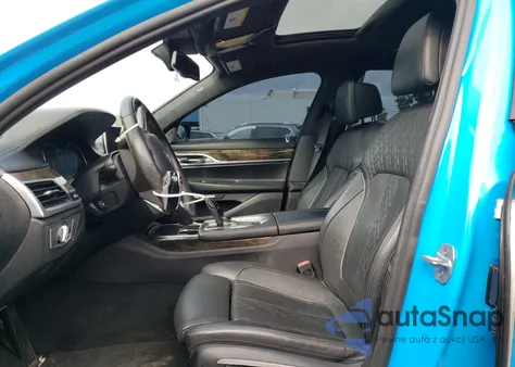 2017 BMW 750 I z USA, uszkodzony, nr VIN WBA7F0C34HGM22159